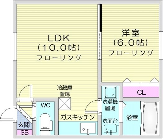 幌平橋駅 徒歩10分 2階の物件間取画像